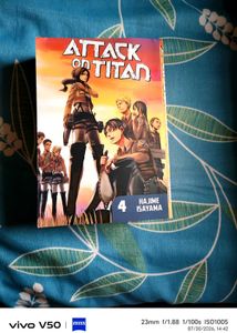 Attack on Titan Manga Volumes 1, 2, 3 &amp; 4