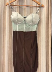 Sheer Corset Mini Dress