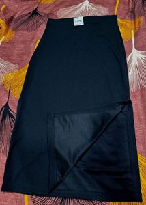 Black high waist pencil skirt👀❤️