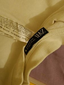 Zara cropped sweatshirt