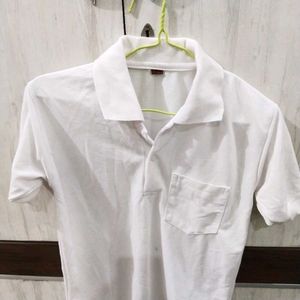Classic White Polo T-Shirt