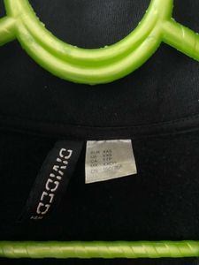 H&amp;M Black LA Cropped Sweatshirt