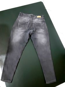 Stylish Grey Wash Denim Jeans