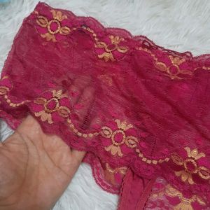 Pink Lace Hipster