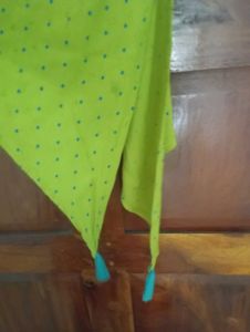 Fusion Assymetrical Short Kurti /Top