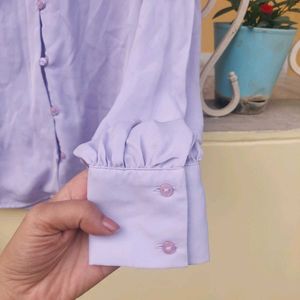 Lilac Color Elegant Shirt