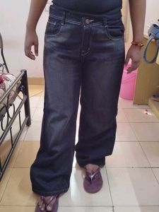Classic Dark Wash Denim Jeans