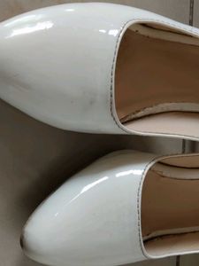 Elegant White Heels