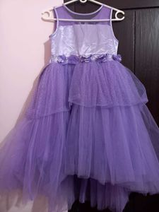 Lavender Tulle Flower Girl Dress