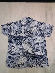 HANCOCK Tropical Print Shirt