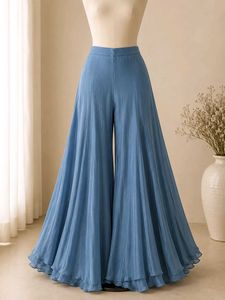 Sharara Blue Embroidered Set with dupatta