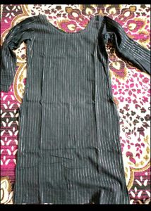 Black  Bahut Hi Pyara Girls Kurta