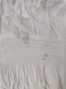 White Smocked Top