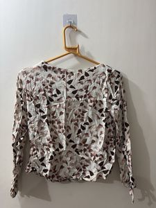 Stylish Women's Long Sleeve Printed Top