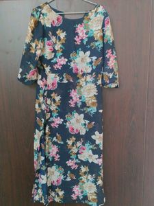 Floral Print Midi Dress
