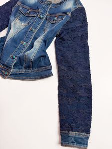 Lace Denim Jacket