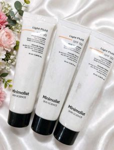 Minimalist Light Fluid SPF 50 Sunscreen - Pack of