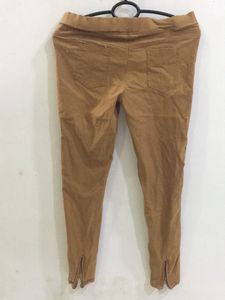 Light Brown Slim Fit Pants