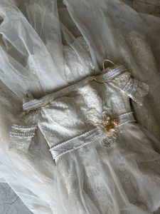 Elegant Bridal Gown with Lace