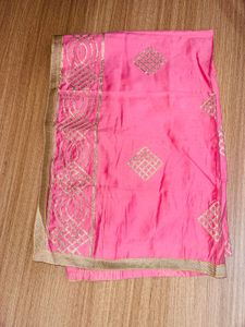 Gota Patti Baby Pink Dupatta