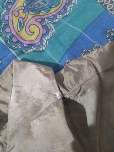 Brown Short Sleeve Casual Shirt