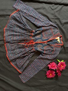 Boho Paisley Print Kurta