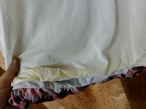 Stylish White Sleeveless Tunic Top