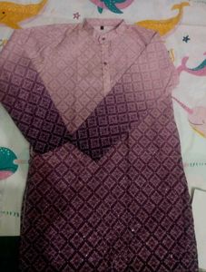Stylish Men's Ombre purple Kurta