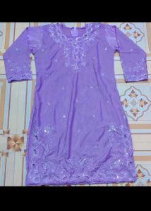 Beautiful Lavender Kurta Set