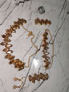 Sparkling Statement Jewelry Set of 2