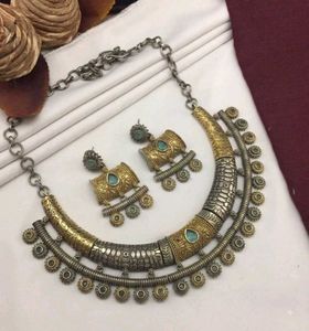 ✨Oxidized Hasli Necklace Set ✨