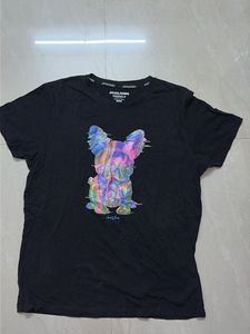 Jack & Jones Originals Black Graphic T-Shirt | XL
