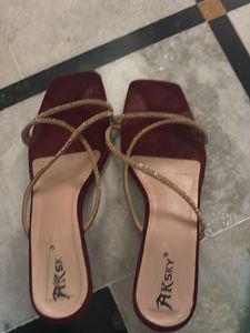 Elegant Jeweled Flat Sandals
