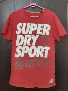 T shirt red colour for men