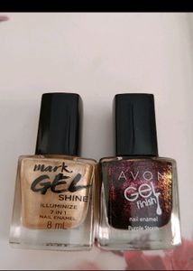 Avon Gel Big Nail Paints Combo(Set Of 2)