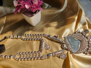 Oxidised Long Necklace