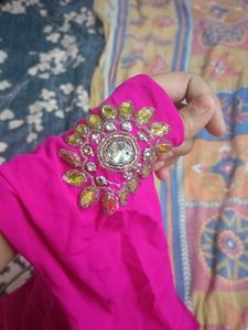 Beautiful Pink Ethnic Gown