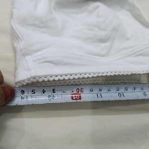 Classic 🪔White Cotton Bra