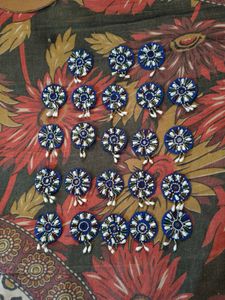 Navy Blue Handmade Patches