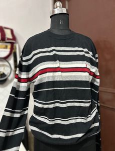 Striped Pullover Sweater