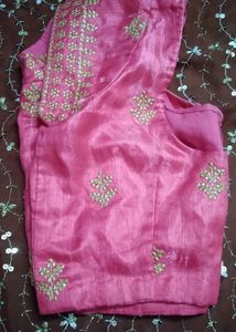 32 Pink Embroidered Blouse