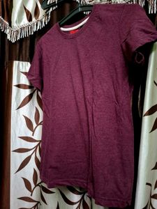 Regular Fit Men's T-shirt (Maroon)