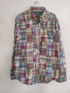 Ralph Lauren Patchwork Button-Down Shirt