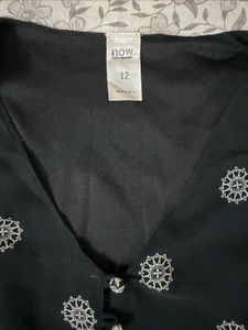 Chic Black Paisley Bohemian Print Romper