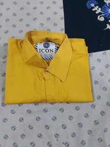Icon Fashion Club Men's Mustard Shirt