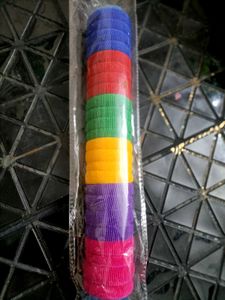 24 Colorful Hair Ties - Pack of Elastic Bands