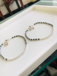 Pure Silver Payal (wt:-24.700g)