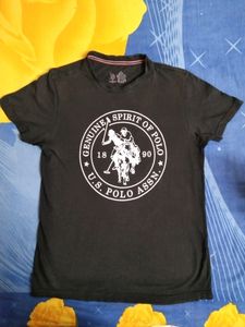 U.S POLO T-shirt (Black)