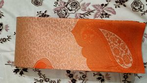 Orange Paisley Dupatta