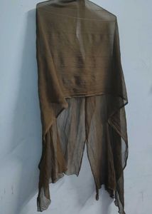 Sheer Brown Dupatta Scarf stall dress